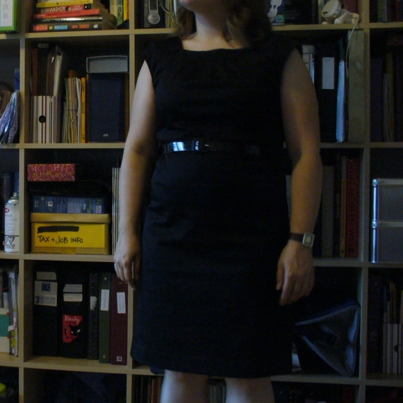 Élégant black Jacob Dress - Picture 1 of 5